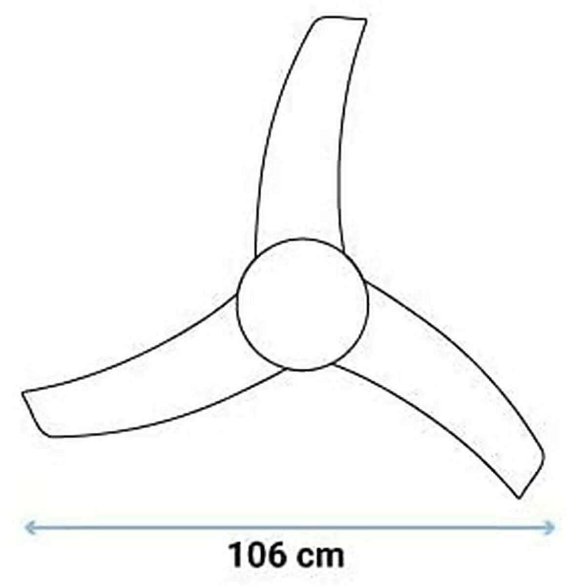 Loftsventilator Universal Blue MISTRAL 3042 60W (106 cm)